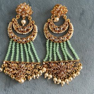 MAGNIFICENT INDIAN CHANDELIER EARRINGS